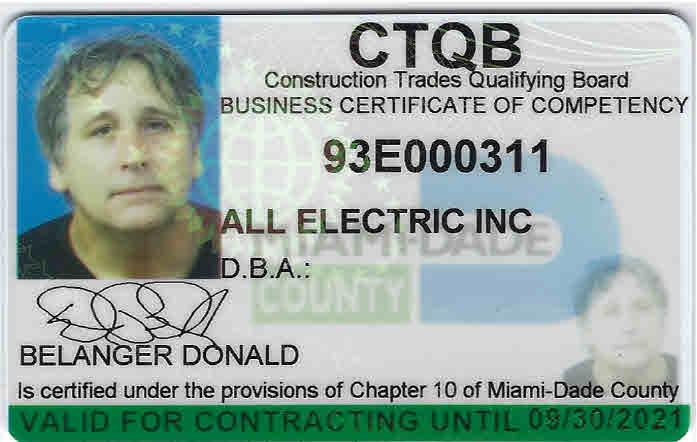 Dade County license